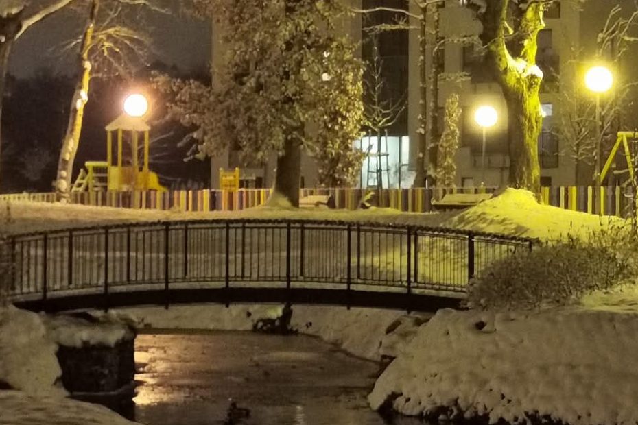 Mostek zimą. Konkurs Fotograficzny Grudzień